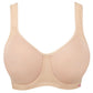 Sonic Underwire Moulded Sports Bra - Nude