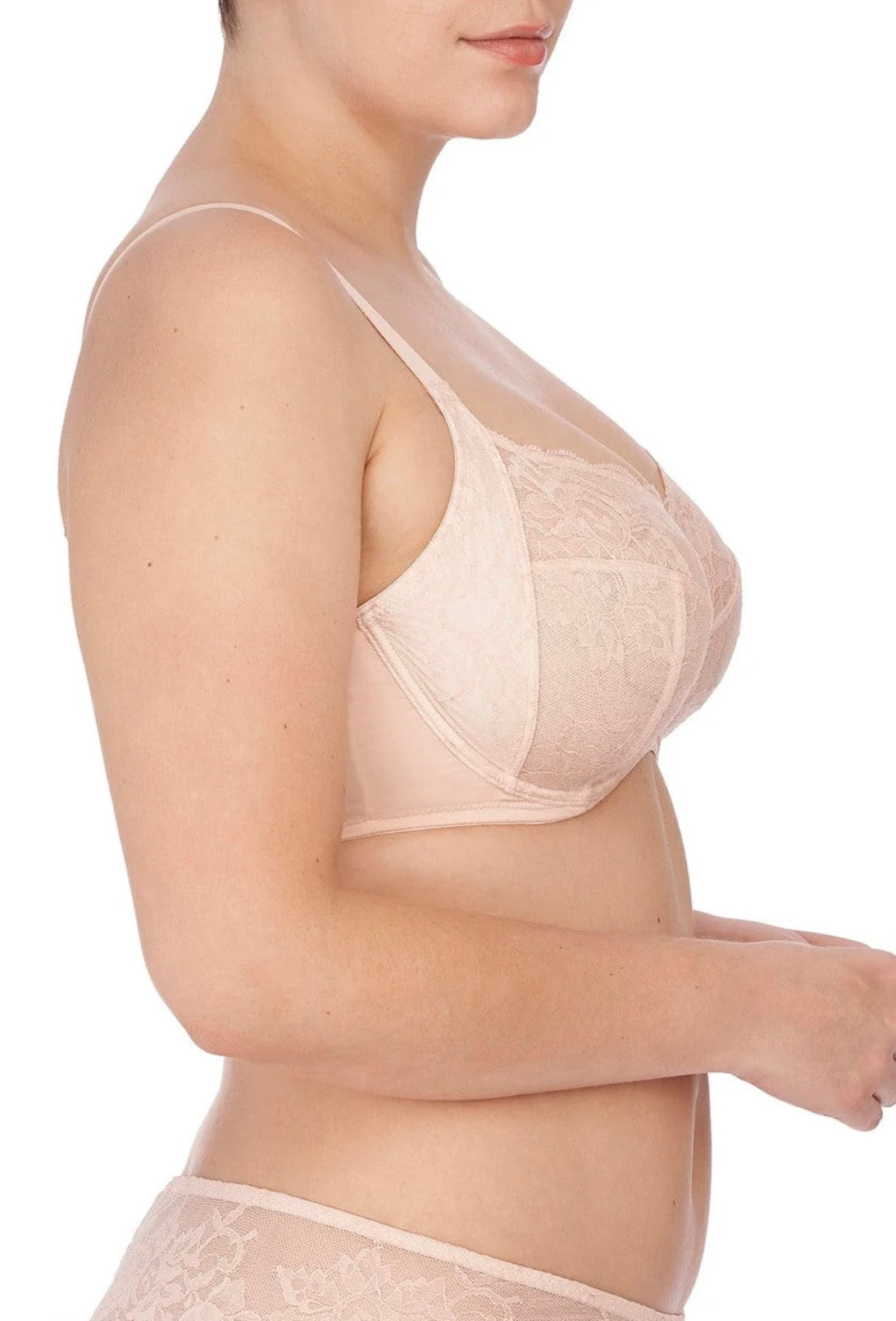 Statement Full Figure Bra - Cameo Rose/Cashmere