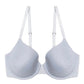 Comfort Evolution Full Fit Memory Foam Convertible Bra - Gray/Dawn