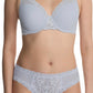 Feathers Full Figure Contour Underwire Bra - Frosted Sky