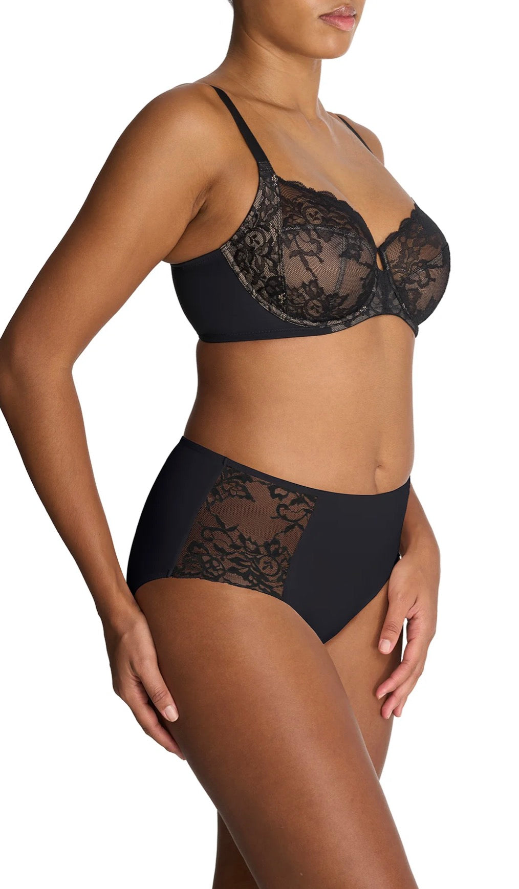 Statement Full Figure Bra - Black