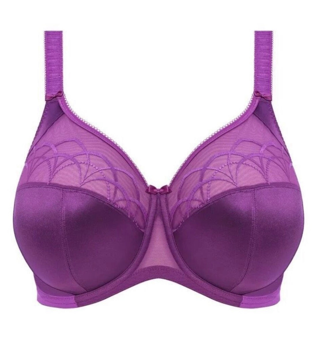 Cate Full Cup Banded Bra - Dahlia
