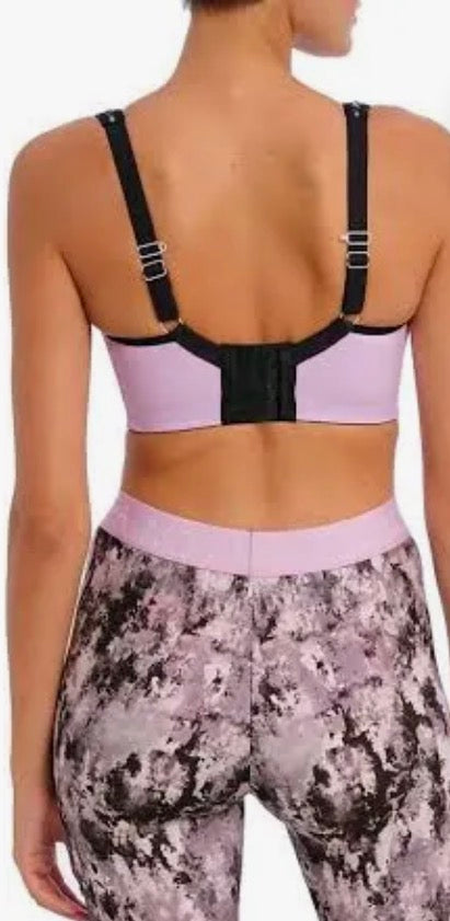 Sonic Underwire Moulded Sports Bra - Haze Purple Pink