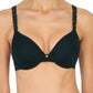 Pure Luxe Custom Coverage Contour Underwire Bra - Black