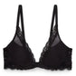 Feathers Plunge T-Shirt Bra - Black