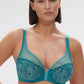 Delice Full Coverage Plunge Bra - Atoll Blue