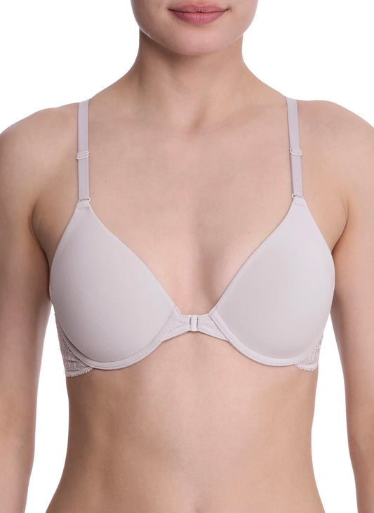 Lush Front Close Contour Underwire Bra - Mink/Ivory