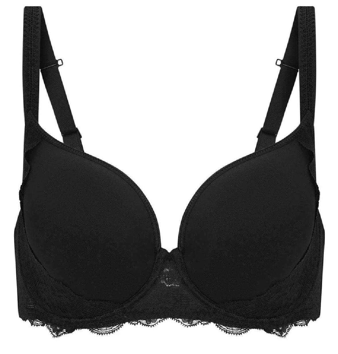 Reve 3D Plunge Spacer Bra - Black