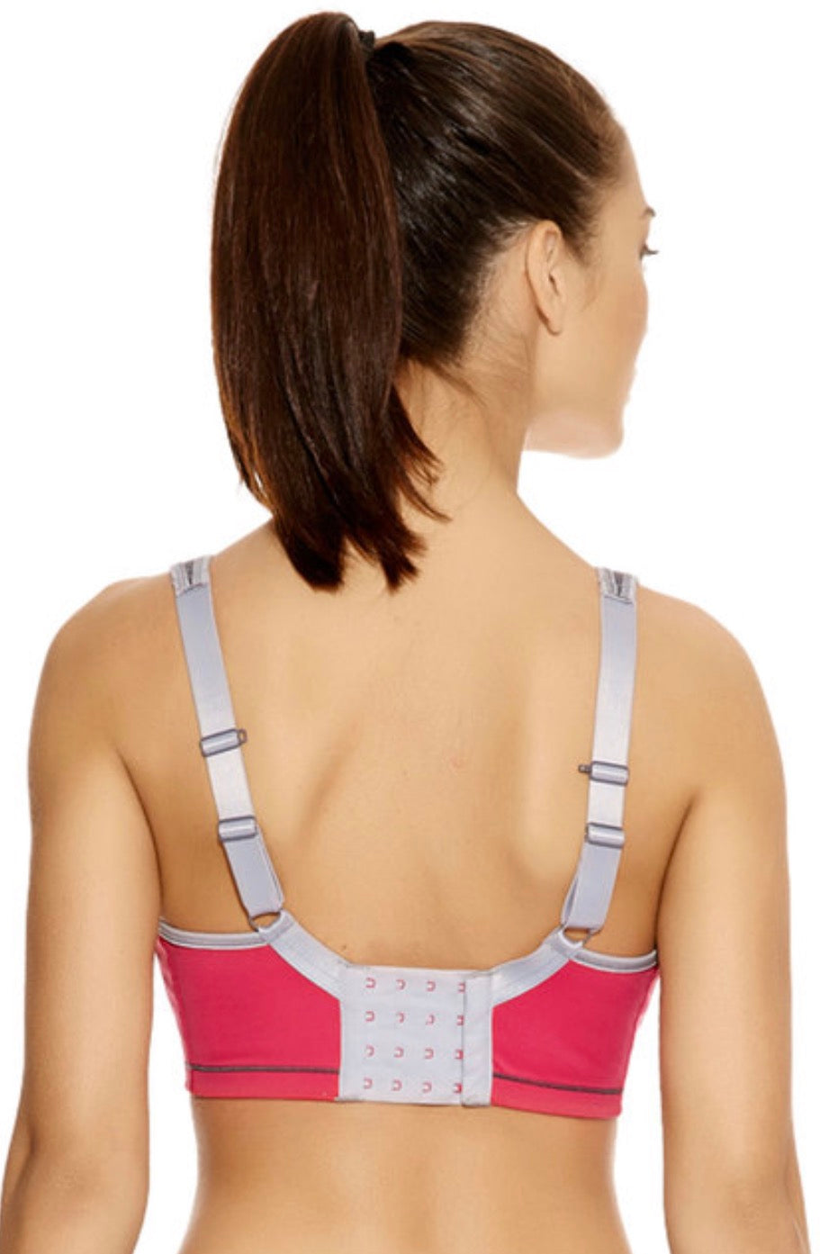 Sonic Underwire Moulded Sports Bra - Hot Crimson