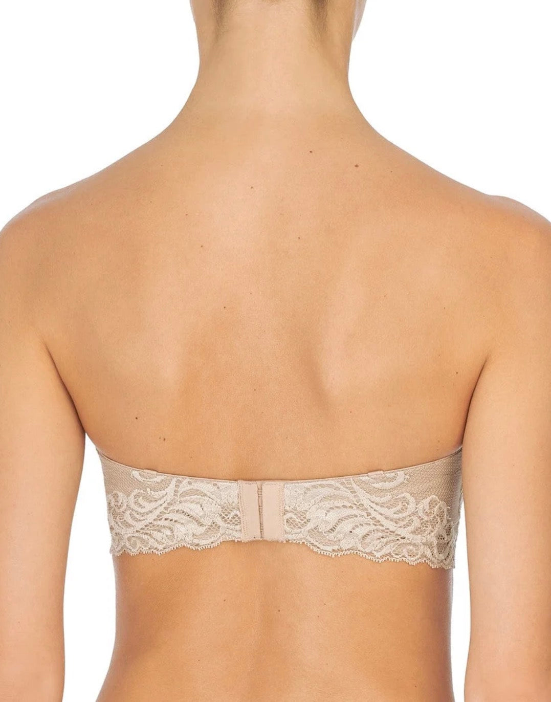 Feathers Strapless Bra - Cafe