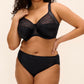 Cate Full Cup Banded Bra - Black