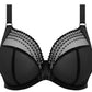 Matilda Underwire Plunge Bra - Black
