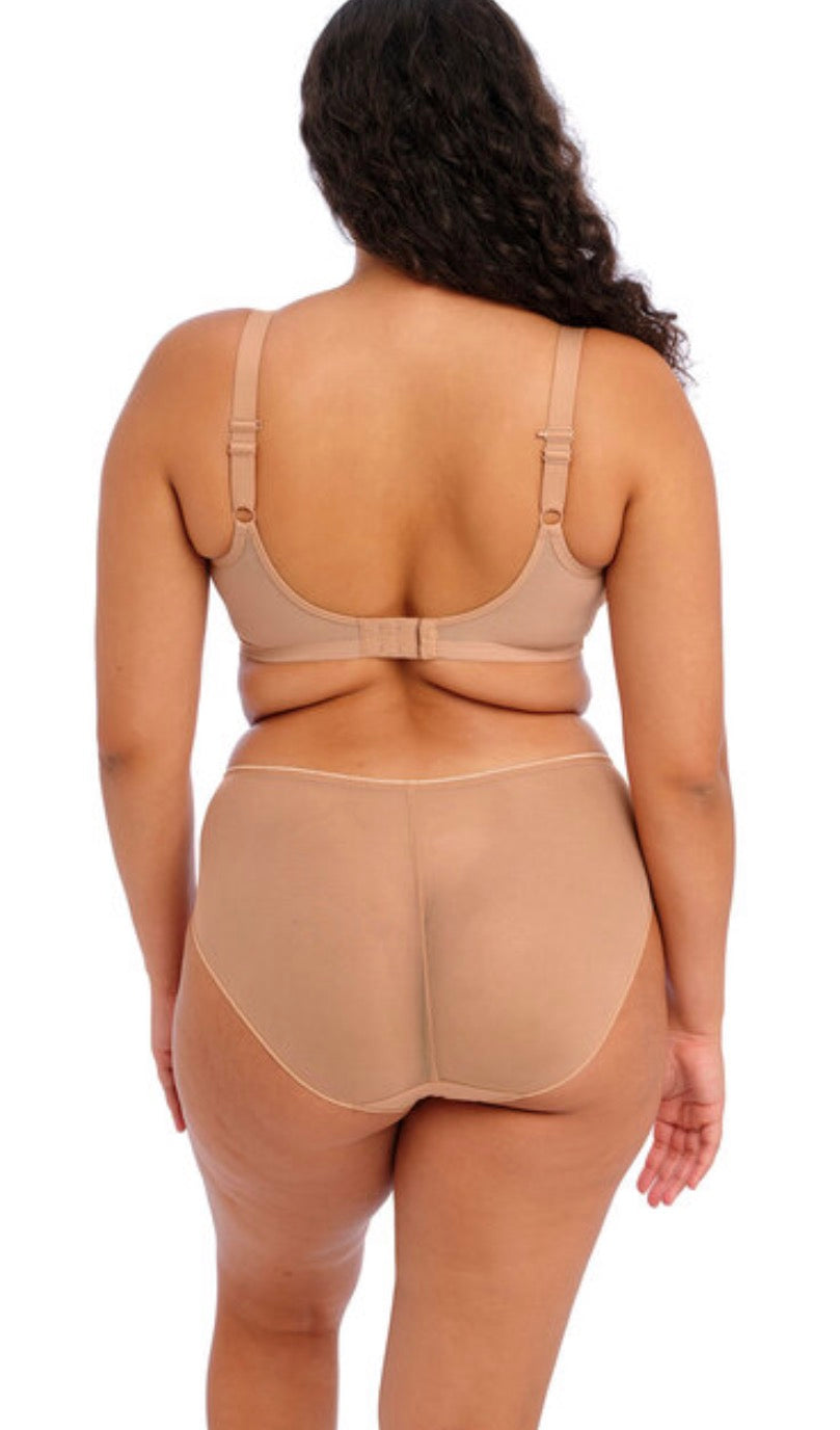 Matilda Underwire Plunge Bra - Café Au Lait