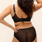 Matilda Underwire Plunge Bra - Black