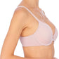 Pure Luxe Custom Coverage Contour Underwire Bra - Rose Beige Pink Pearl