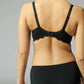 Caresse 3D Plunge Spacer Bra - Black