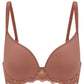 Caresse 3D Plunge Spacer Bra - Coco Brown