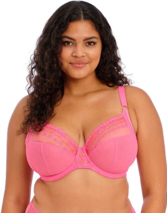 Matilda Underwire Plunge Bra - Wild Cherry