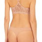 Lush Front Close Contour Underwire Bra - Rose/White