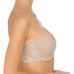 Feathers Strapless Bra - Cafe