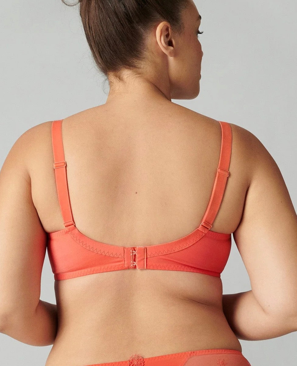 Delice Full Coverage Plunge Bra - Mango