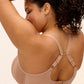 Matilda Underwire Plunge Bra - Café Au Lait