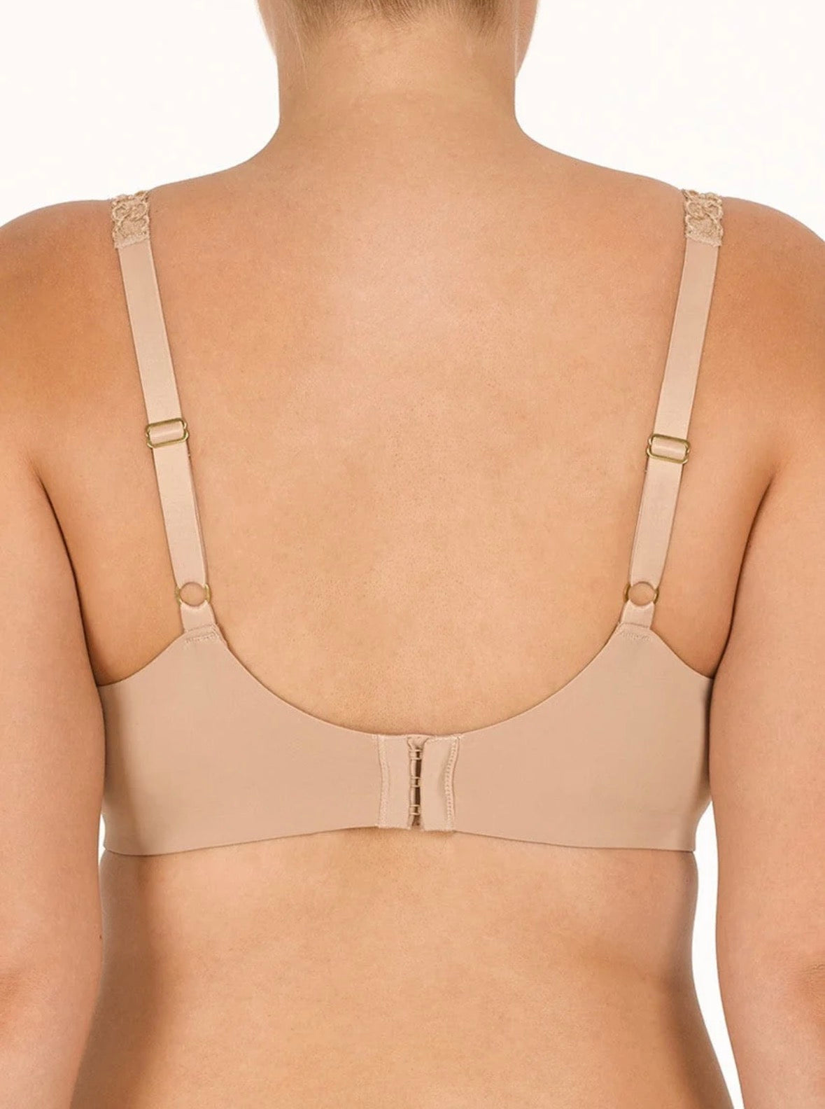 Pure Luxe Custom Coverage Contour Underwire Bra - Cafe
