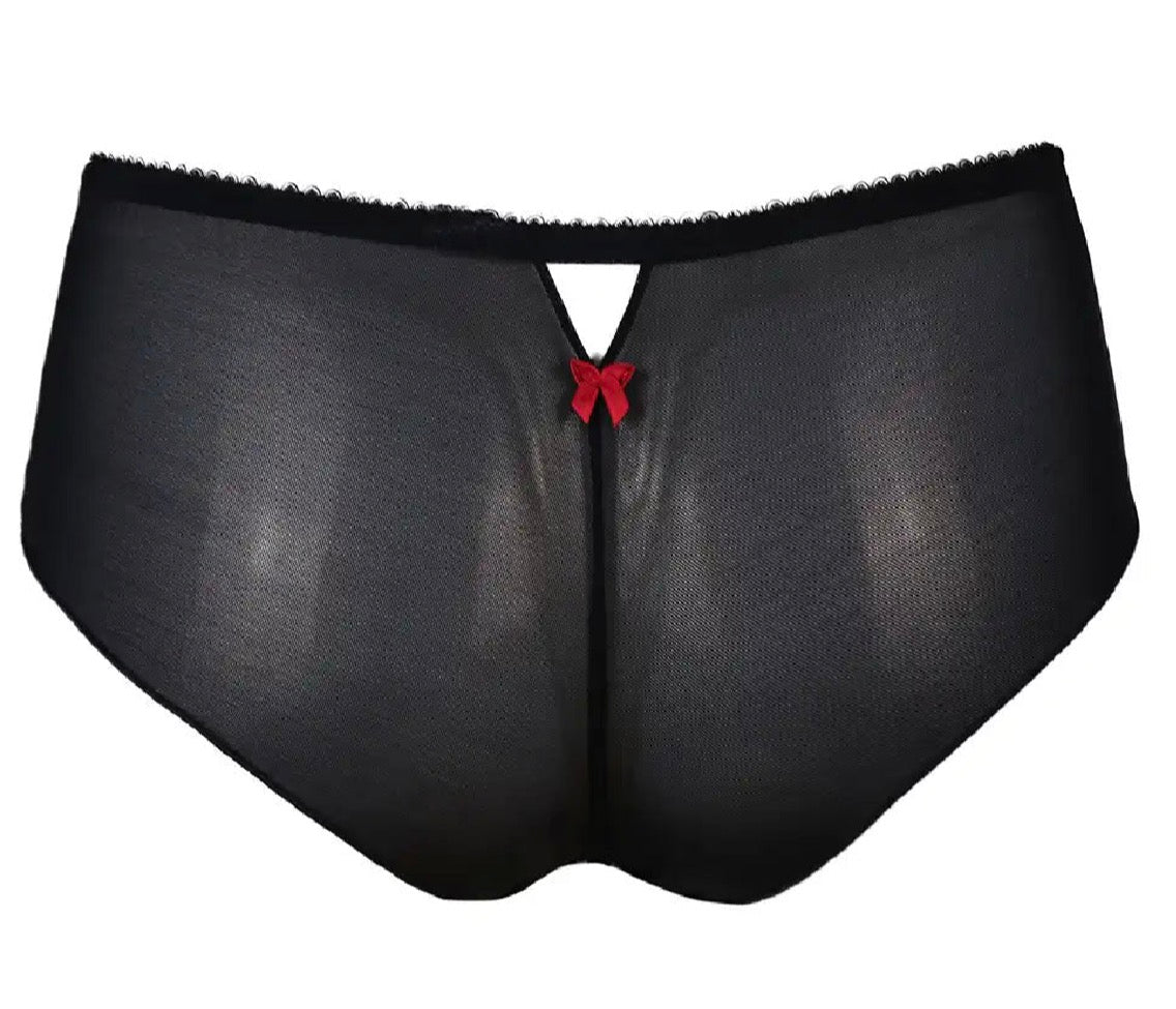Amour Shorty - Black/Scarlett