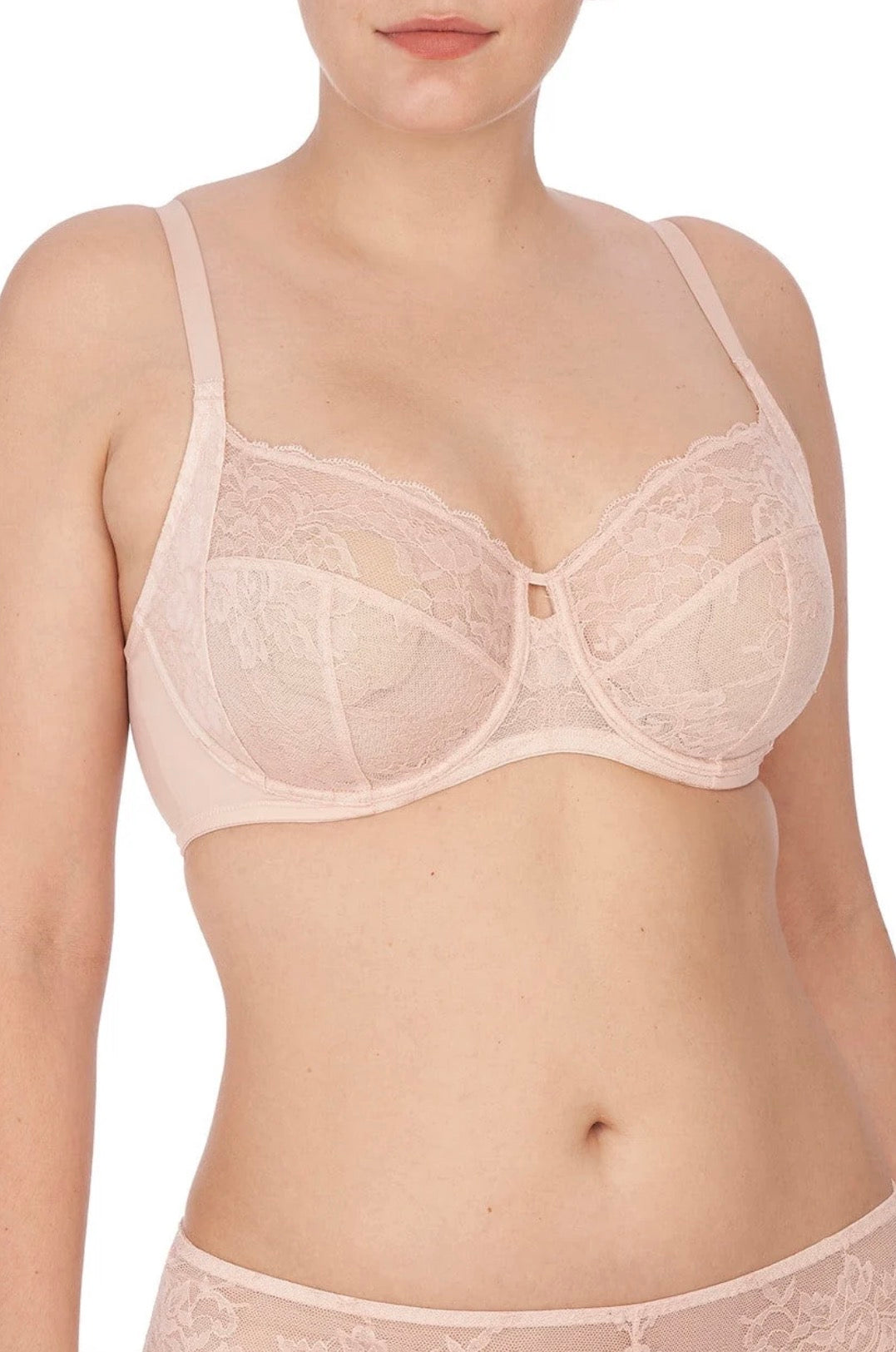 Statement Full Figure Bra - Cameo Rose/Cashmere