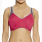 Sonic Underwire Moulded Sports Bra - Hot Crimson