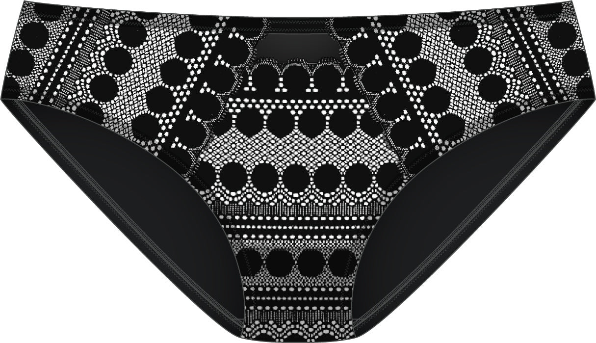 Seduced Geo Dot Lace Bikini
