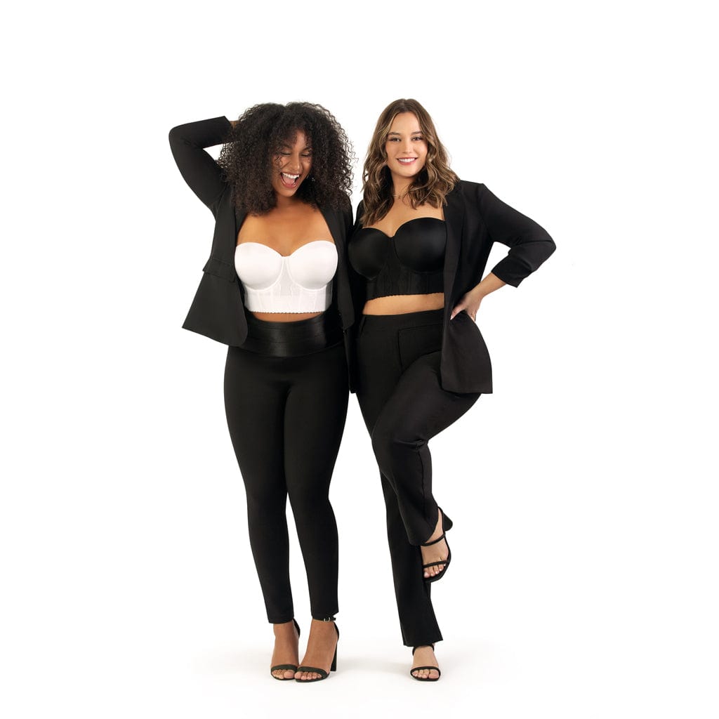 PARFAIT Elissa P50116 Women's Full Bust and Full Figure Strapless Longline Bra  - European Nude