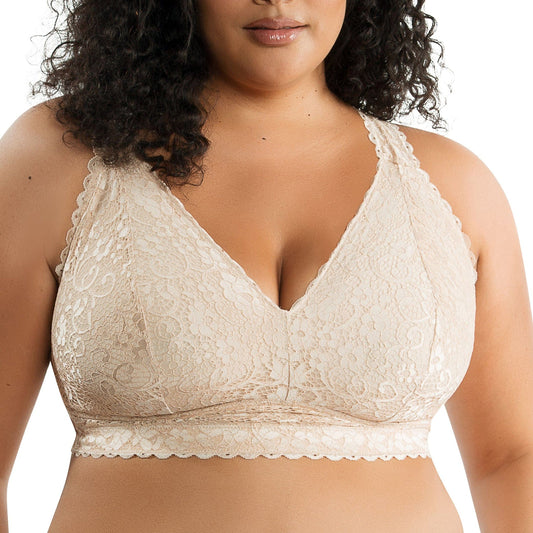 PARFAIT Adriana Curvy and Full Bust Supportive Wire-free Lace Bralette