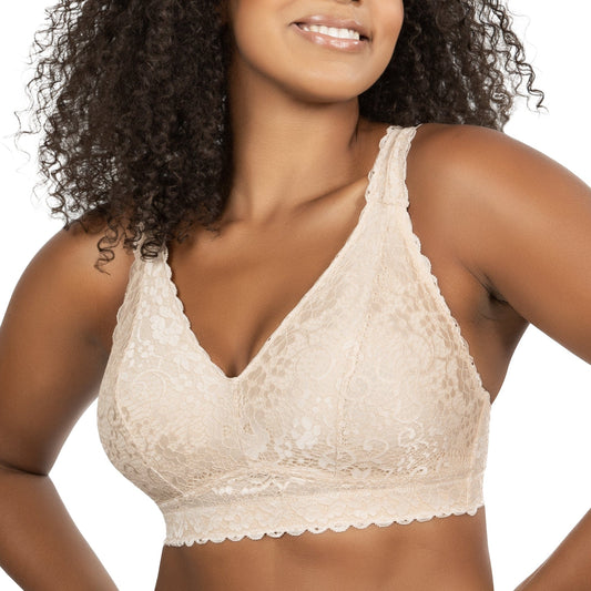 PARFAIT Adriana Curvy and Full Bust Supportive Wire-free Lace Bralette