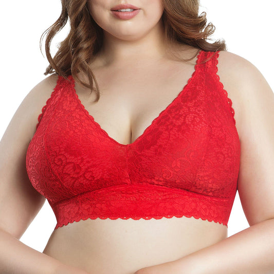 PARFAIT Adriana Curvy and Full Bust Supportive Wire-free Lace Bralette