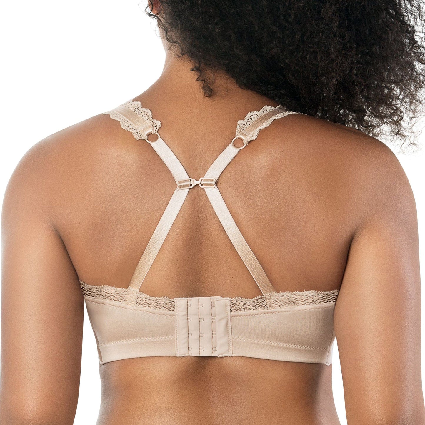 PARFAIT Dalis P5641 Women's Full Busted and Curvy Wire Free Bralette  - Bare