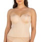 PARFAIT Elise P6097 Women's Full Bust Padded Strapless Full Back Bustier - Bare