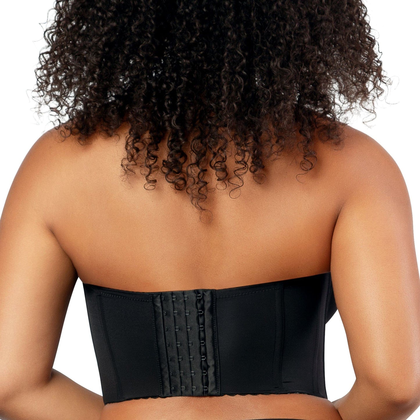 PARFAIT Elissa P50116 Women's Full Bust and Full Figure Strapless Longline Bra  - Black