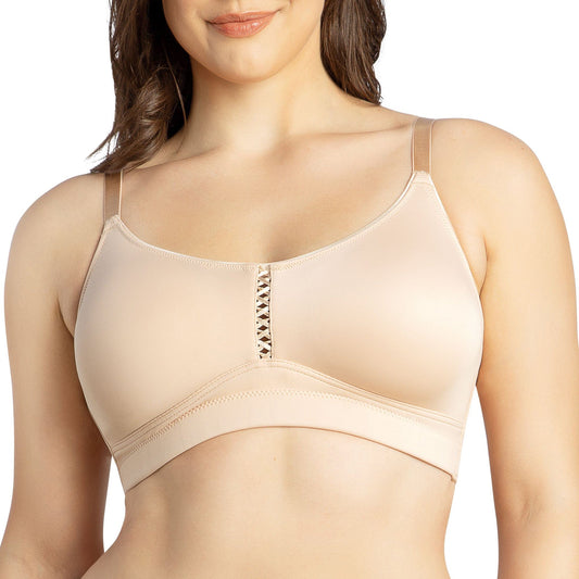 PARFAIT Erika P5861 Women Full Bust Smooth Seamless Wire-Free Bralette Bra  - Bare