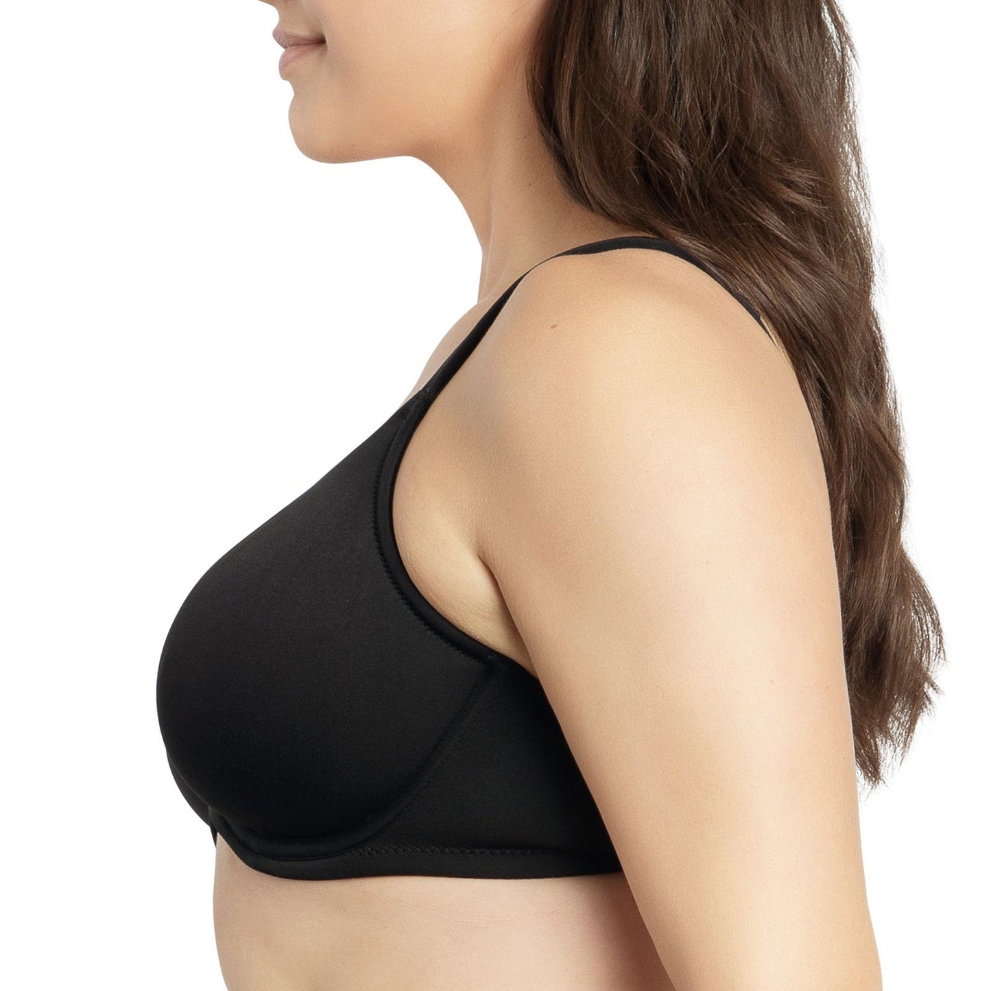 PARFAIT Erika P58622 Women's Unlined Seamless Smooth Nude Wire Bra - Black