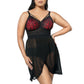 PARFAIT Mia Lace P5959 Women's Lingerie Wire-Free Chemise - Black