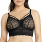 PARFAIT Mia Lace P5951 Women's Full Busted Lightly Padded Wire Free Bra - Black