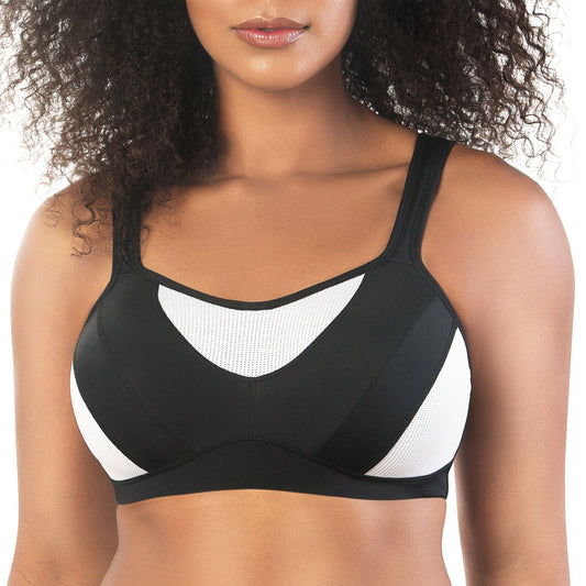 PARFAIT Women's Dynamic P5541 Full Bust Bounce Control Sports Bra  - Black