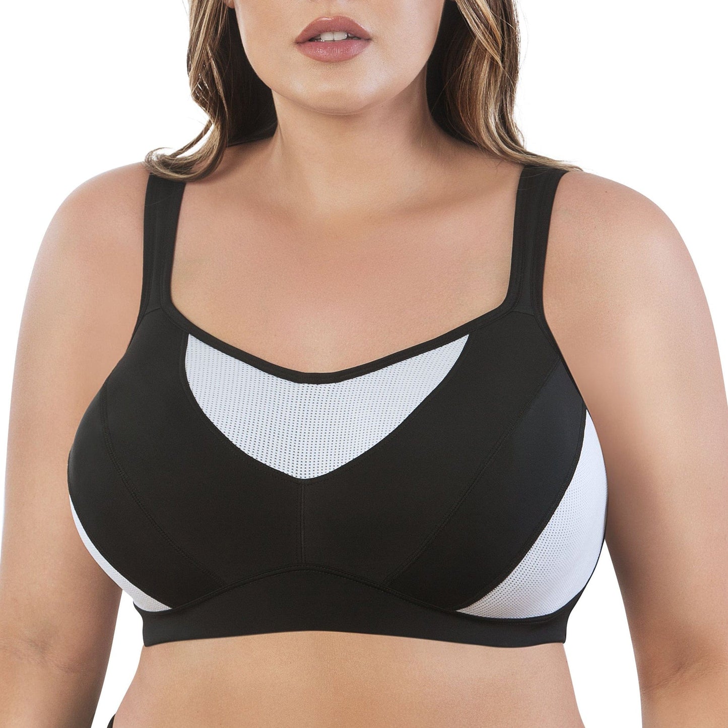 PARFAIT Women's Dynamic P5541 Full Bust Bounce Control Sports Bra  - Black