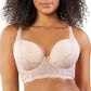 PARFAIT Pearl P6091 Women's Longline Plunge Full Busted Bra  - Cameo Rose
