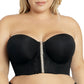 PARFAIT Shea P60671 Women's Full Bust and Full Figure Strapless Longline Bra - Black