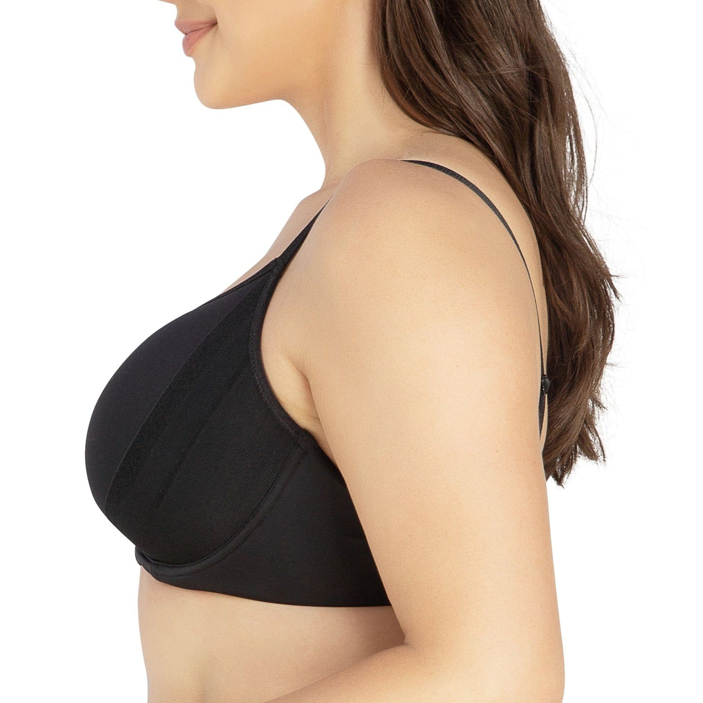 PARFAIT Shea P6061 Women's Spacer T-shirt Full Busted Bra - Black