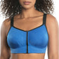 PARFAIT Wave P6052 Women's Wire-Free Front Closure Sports Bra - Nautical Blue