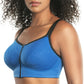 PARFAIT Wave P6052 Women's Wire-Free Front Closure Sports Bra - Nautical Blue