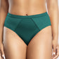 PARFAIT Micro Dressy PP306 French Cut High Waisted Sexy Sheer Panties  (2 Pack)  - Emerald